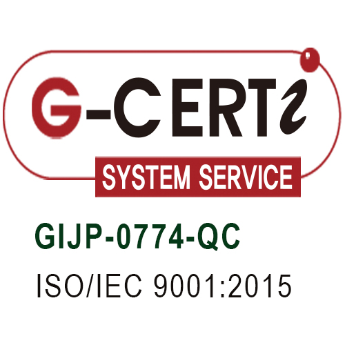 ISO9001:2015 認証取得 GIJP-0774-QC